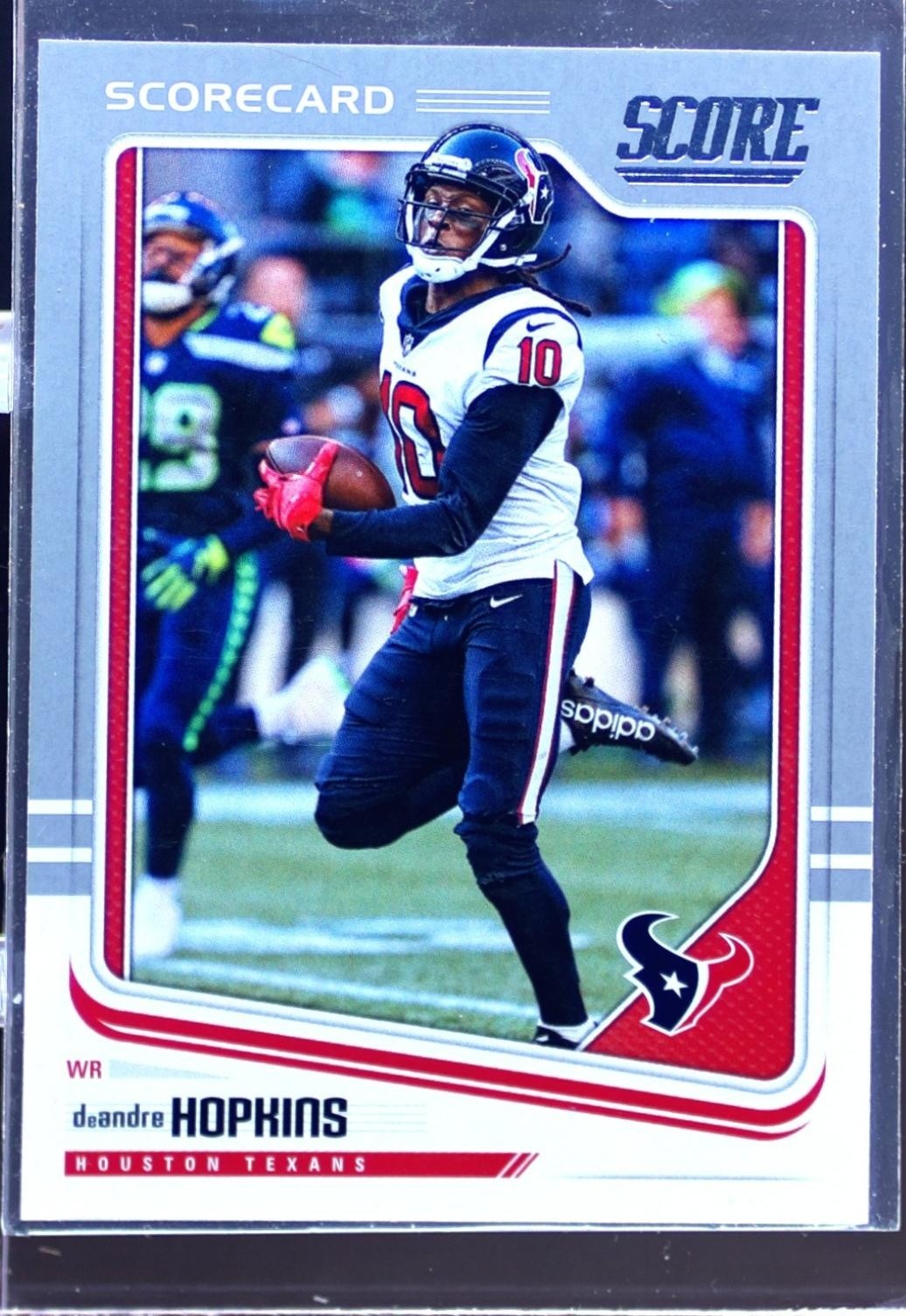 2018 Score DeAndre Hopkins Scorecard #128 Texans