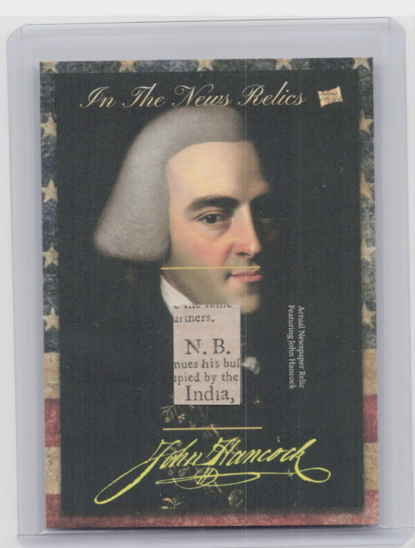 2018 The Bar Pieces of the Past Hybrid Edition:  John Hancock