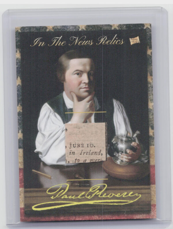 2018 The Bar Pieces of the Past Hybrid Edition:  Paul Revere