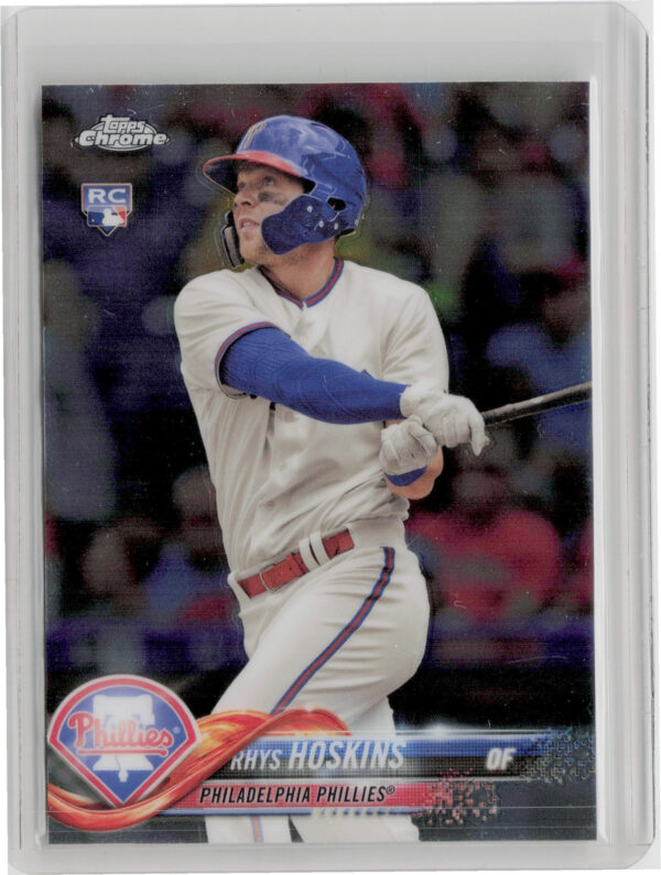 2018 Topps Chrome Update Rhys Hoskins RC #HMT28 Phillies
