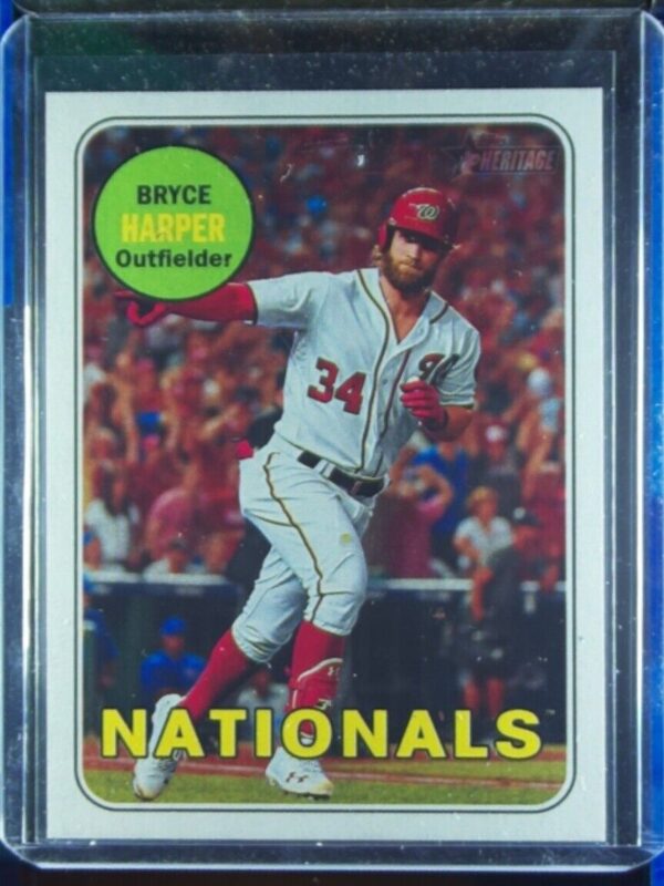2018 Topps Heritage Bryce Harper SP VAR #22 Nationals