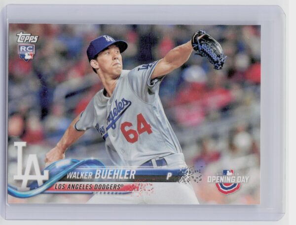 2018 Topps Opening Day Walker Buehler #132 Dodgers