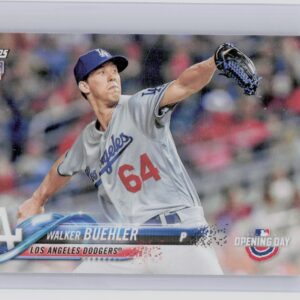 2018 Topps Opening Day Walker Buehler RC #132 Dodgers