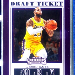 2019-20 Contenders Draft Picks LeBron James VAR #38 Lakers