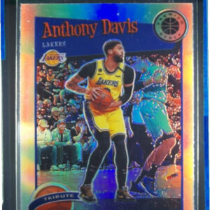 2019-20 Hoops Premium Stock Anthony Davis Prizms Silver #294 Lakers
