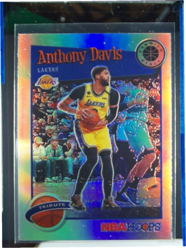 2019-20 Hoops Premium Stock Anthony Davis Prizms Silver #294 Lakers