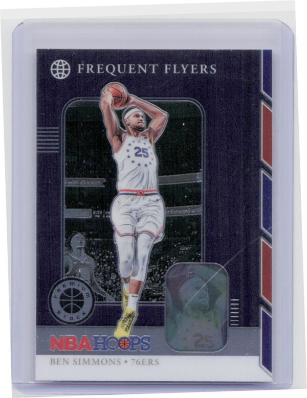 2019-20 Hoops Premium Stock Ben Simmons #10 76ers Frequent Flyers