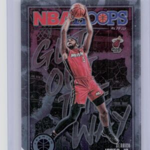 2019-20 Hoops Premium Stock Derrick Jones Jr. #4 Heat Get Out The Way