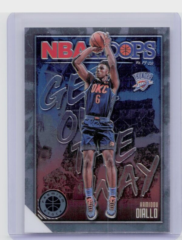 2019-20 Hoops Premium Stock Hamidou Diallo #11 Thunder Get Out The Way