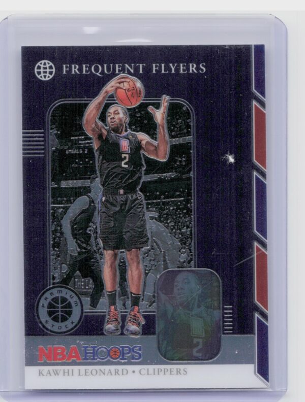 2019-20 Hoops Premium Stock Kawhi Leonard #8 Clippers Frequent Flyers