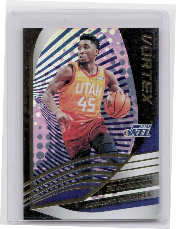 2019-20 Panini Revolution Donovan Mitchell #9 Jazz Vortex