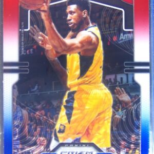 2019-20 Prizm Thaddeus Young Prizms Red White and Blue #217 Bulls