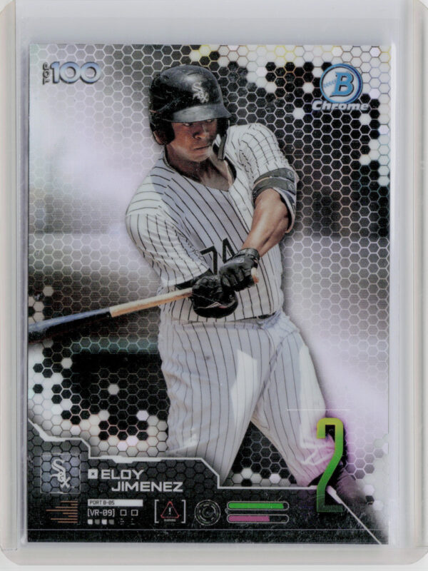 2019 Bowman Eloy Jimenez #BTP-2 Sox Bowman Scouts' Top 100