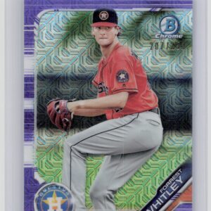 2019 Bowman Forrest Whitley SN250 #BCP-52 Astros Chrome Prospects Mojo Refractor