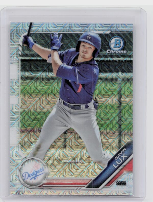 2019 Bowman Gavin Lux #BCP-130 Dodgers Chrome Prospects Mojo Refractors