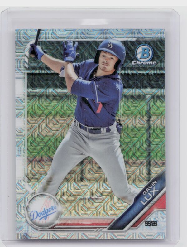 2019 Bowman Gavin Lux #BCP-130 Dodgers Chrome Prospects Mojo Refractors