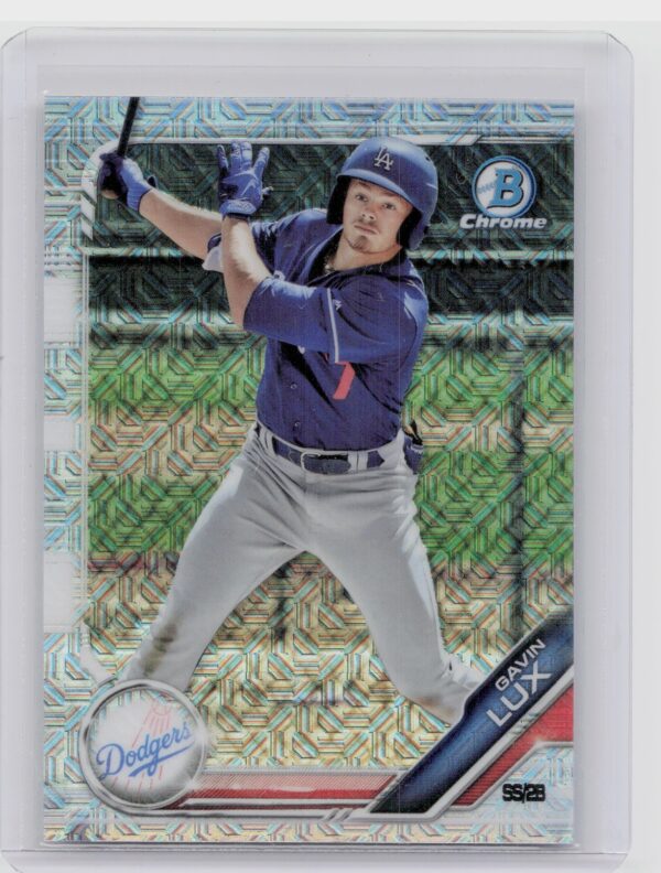 2019 Bowman Gavin Lux #BCP-130 Dodgers Chrome Prospects Mojo Refractors