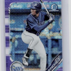 2019 Bowman Jesus Sanchez /250 #BCP-135 Rays Prospects Mojo Refractors Purple