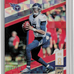 2019 Donruss Elite Marcus Mariota Red SN299 #50 Titans