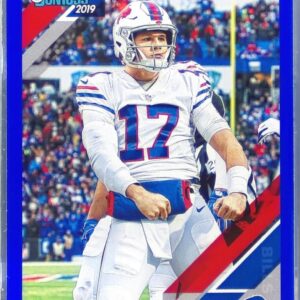 2019 Donruss Josh Allen Press Proof Blue VAR #33V Bills