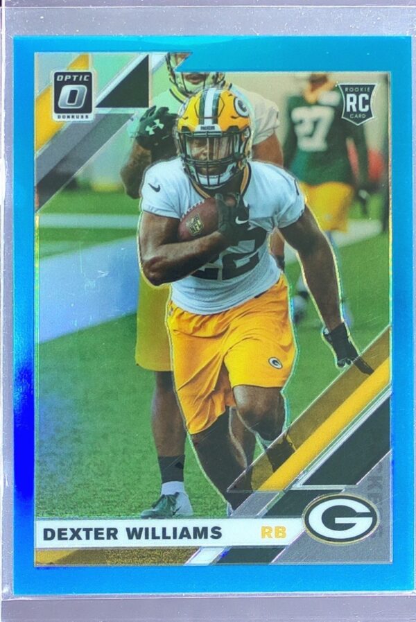 2019 Donruss Optic Dexter Williams Aqua /299 RC #146 Packers