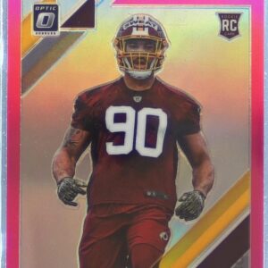 2019 Donruss Optic Montez Sweat Pink RC #110 Redskins