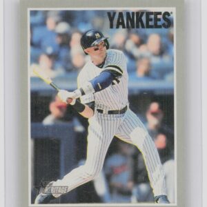 2019 Heritage Troy Tulowitzki SP VAR #545 Yankees