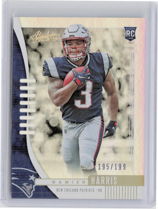 2019 Panini Absolute Damien Harris RC SN199 #106 Patriots