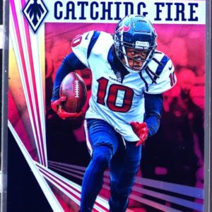 2019 Panini Phoenix DeAndre Hopkins /199 #17 Texans Catching Fire Pink