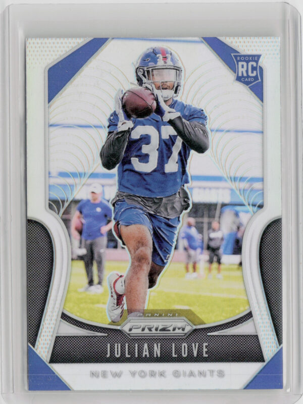 2019 Panini Prizm Julian Love Prizm #320 Giants