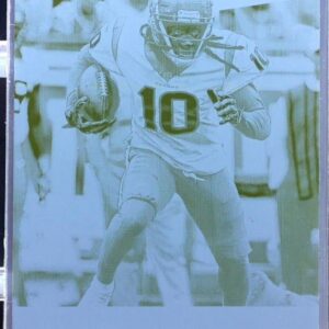 2019 Prestige DeAndre Hopkins Xtra Points Printing Plate Yellow 1/1 #98 Texans