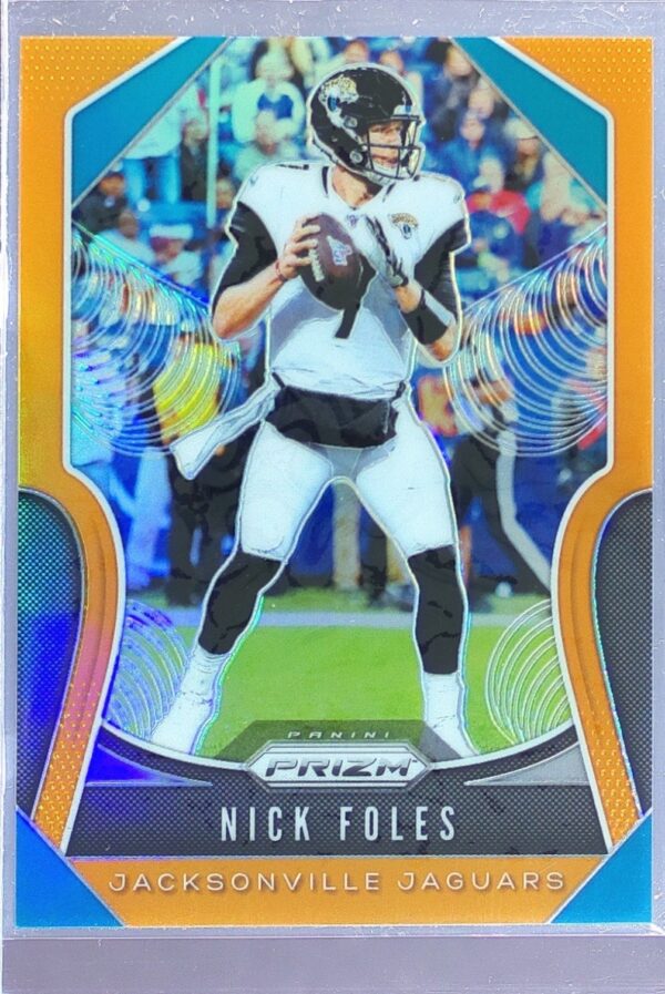 2019 Prizm Nick Foles Orange /249 #153 Jaguars