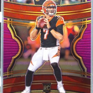 2019 Select Jake Dolegala RC Purple Prizm /75 #5 Bengals