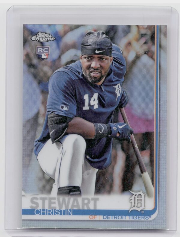 2019 Topps Chrome Christin Stewart SP VAR #69 Tigers