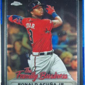 2019 Topps Chrome Update Ronald Acuna Jr. #FBC-8 Braves The Family Business