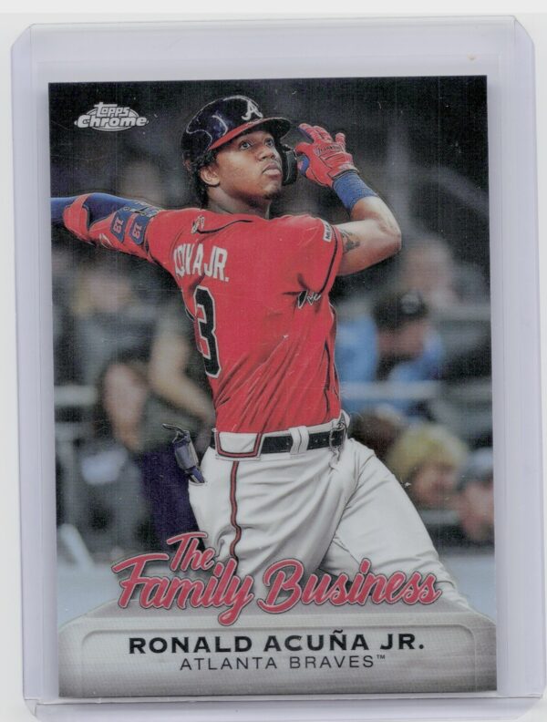2019 Topps Chrome Update Ronald Acuna Jr. #FBC-8 Braves The Family Business