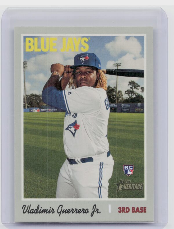 2019 Topps Heritage Vladimir Guerrero Jr. RC #504 Jays