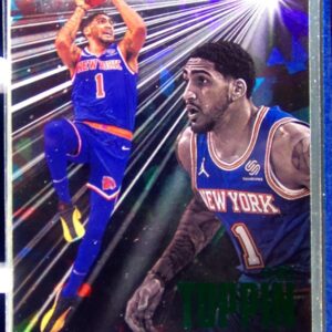 2020-21 Chronicles Obi Toppin Green Ice RC #205 Knicks