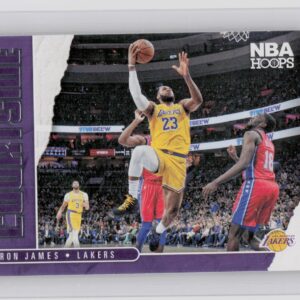 2020-21 Hoops LeBron James #7 Lakers Courtside