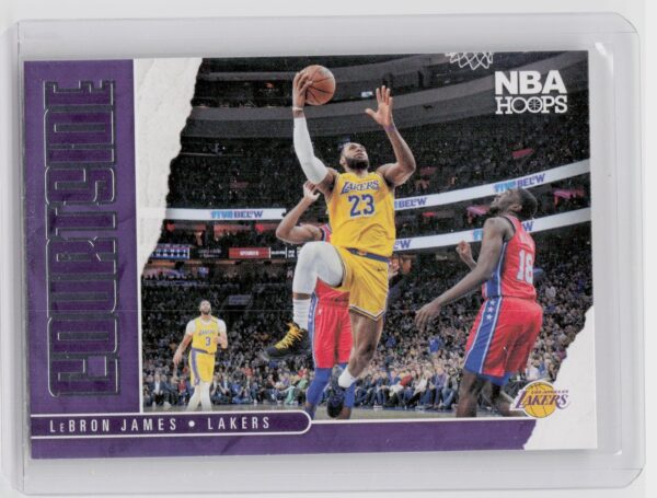 2020-21 Hoops LeBron James #7 Lakers Courtside