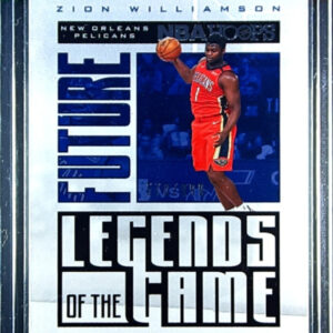 2020-21 Hoops Zion Williamson SN999 #4 Pelicans Future Legends of the Game
