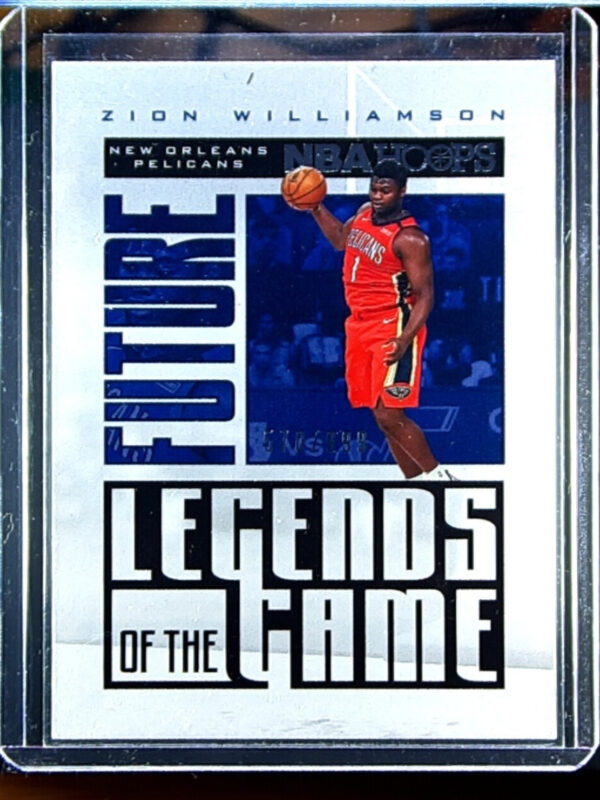 2020-21 Hoops Zion Williamson SN999 #4 Pelicans Future Legends of the Game