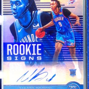 2020-21 Illusions Moses Brown Auto #RS-MBR Thunder Rookie Signs