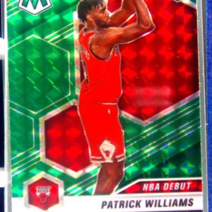 2020-21 Mosaic Patrick Williams Mosaic Green RC #267 Bulls