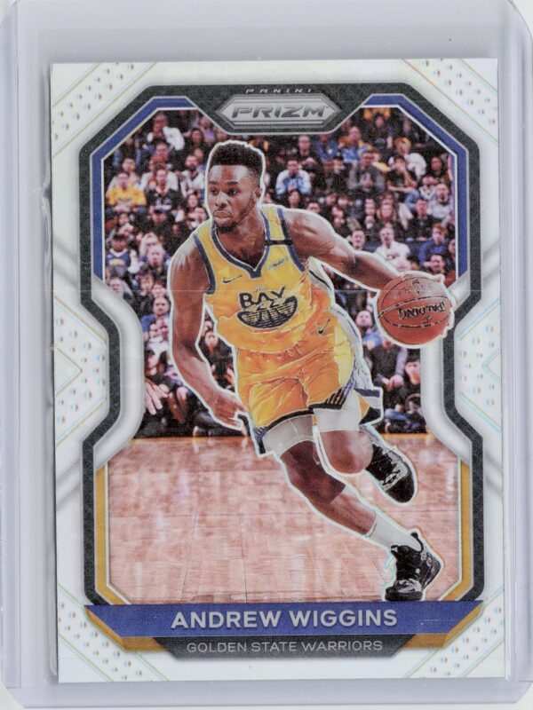 2020-21 Panini Prizm Andrew Wiggins Silver Prizms #132 Warriors