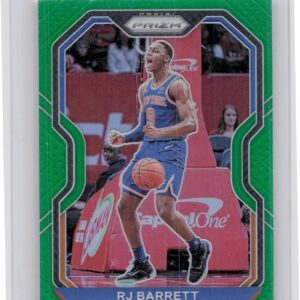 2020-21 Prizm RJ Barrett Green Prizm #241 Knicks