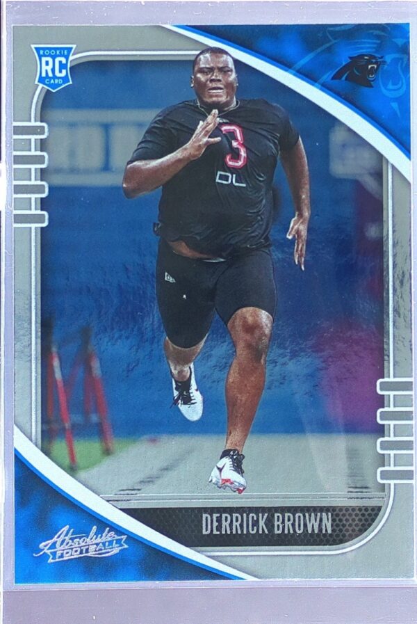 2020 Absolute Derrick Brown Retail RC #130 Panthers