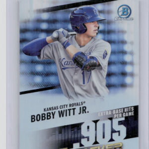 2020 Bowman Chrome Bobby Witt Jr. #ST-11 Royals Stat Tracker
