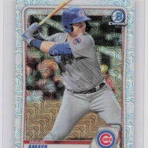 2020 Bowman Miguel Amaya #BCP-136 Cubs Chrome Prospects Mojo Refractor