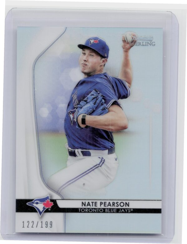 2020 Bowman Sterling Nate Pearson Refractors /199 #BPR-50 Jays